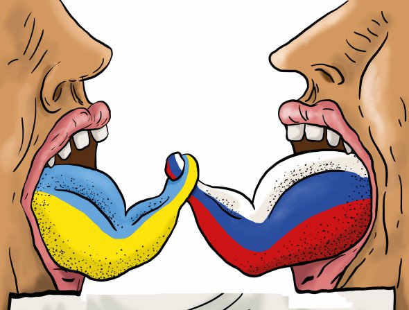 ”Дитині важко жити повноцінно, коли вона україномовна. Але це не можна прибрати одним законом. Кожна сфера потребує окремого підходу. Але ж нема кому підходити. Тому все залишається на рівні ”якось воно буде”, – пише журналіст Ігор ЛУБ’ЯНОВ. Художник Дмитро СКАЖЕНИК це бачить так