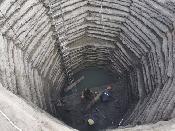 У Китаї виявили давній колодязь, який має 9 стінок