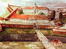 Олицький замок в  XVII ст. Картина сучасного художника Збігнєва Щепанека