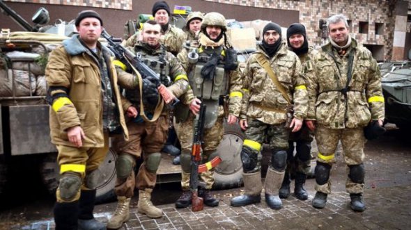 Украинские добровольцы, которые пошли на защиту нашего государства от русских захватчиков