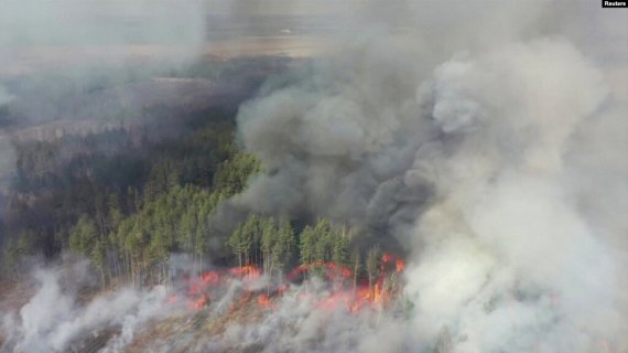 Чернобыль загорелся 4 апреля. Потушили в мае