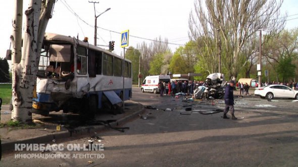 В смертельном ДТП в Кривом Роге 17 апреля 2018 погибли 11 человек