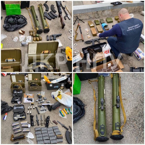 В Харькове викрилм 54-летнего мужчину, который в гаражном кооперативов организовал хранения огромного количества оружия и боеприпасов