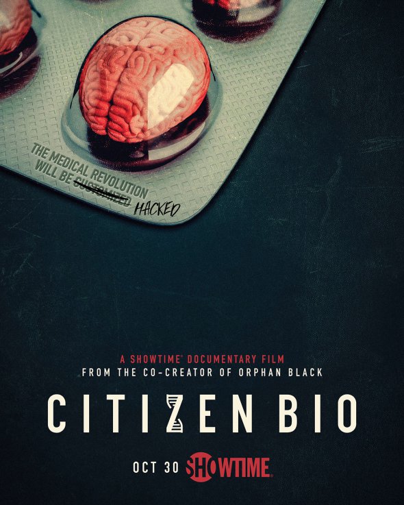 Фільм "Громадянин Біо" присвячений американському біохакерському підпіллю, де відбуваються радикальні, навіть для передової медицини, експерименти з тілом і здоров’ям