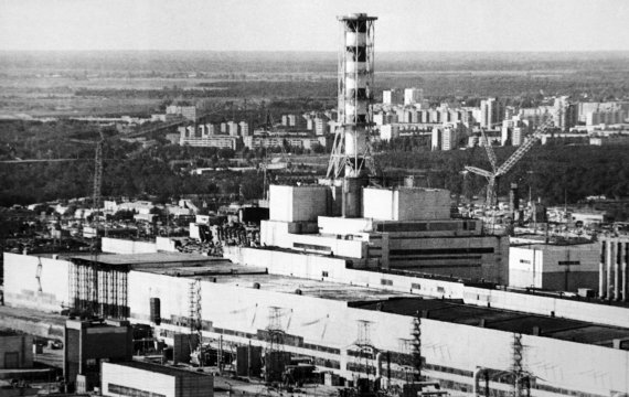 Чернобыльская АЭС до аварии.