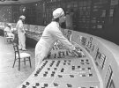 Так выглядел пульт управления первого реактора на Чернобыльской АЭС в 1978 году