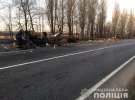 В Винницкой области в лоб столкнулись грузовики Mercedes и DAF. Оба водителя погибли на месте