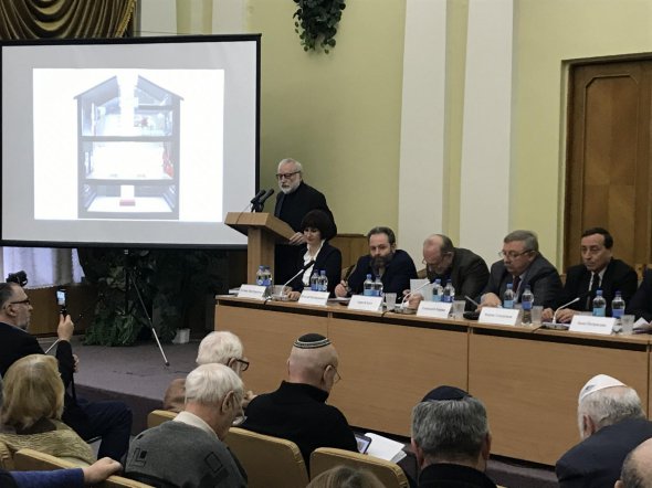 Презентация Концепции комплексной мемориализации Бабьего Яра в 2019 году. Ее доработали согласно замечаниями 43 украинских и иностранных рецензентов. Документ завершен и официально передан в министерство культуры и Института национальной памяти.