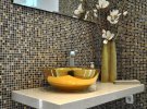 Показали приклади дизайну інтер'єру ванної з мозаїкою