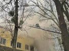 В Виннице горит офисное здание. Есть погибший