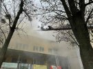 У Вінниці палає офісна будівля. Є загиблий