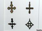 Различные типы нательных крестиков. Украина-Русь XII-XIII в.