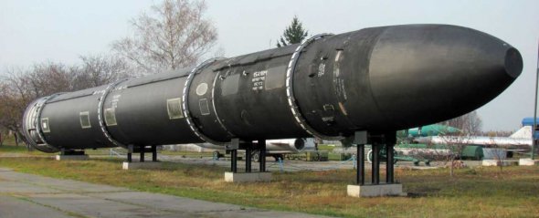 Ракета на территории музея РВСН