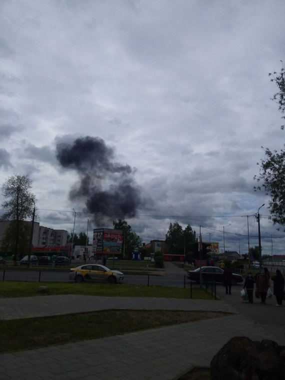 В Беларуси разбился самолет. Пилот погиб.