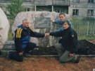 Соловки, август 2008 года. В. Овсиенко, Зорян Попадюк и участница поездки