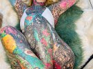 Керстин Тристан потратила более $35 тыс., чтобы покрыть 90% тела татуировками / instagram tattoo_butterfly_flower
