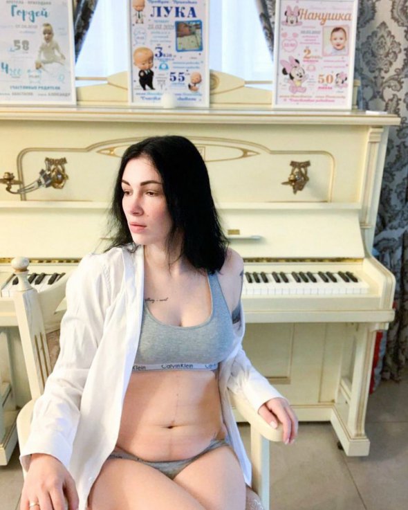 Співачка 34-річна Анастасія Приходько продемонструвала фігуру після пологів