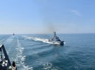 Украинские и британские моряки тренировались в Черном море