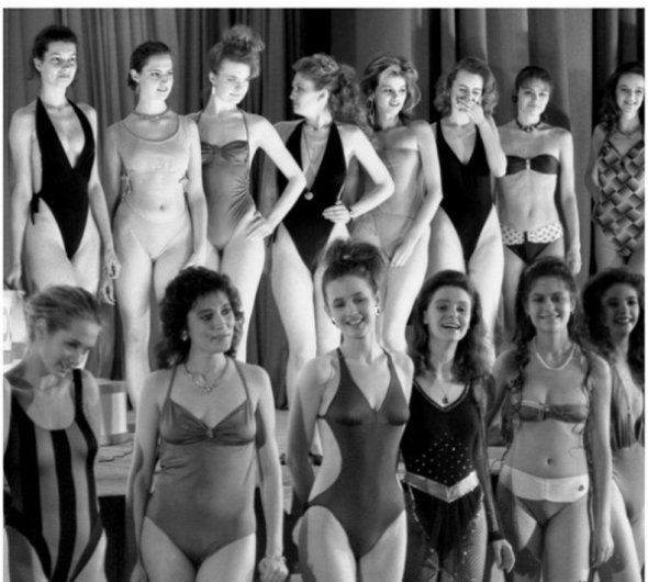 Участницы конкурсов красоты «Московская красавица-88» и «Мисс СССР -1989» демонстрировали свою натуральную красоту без силикона и ботокса.