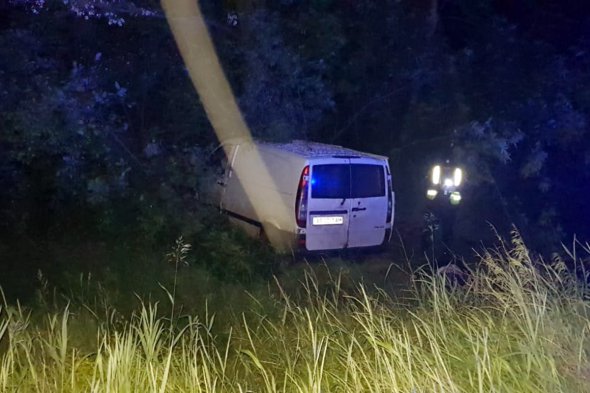 На Дніпропетровщині мікроавтобус Mercedes  Vito злетів у кювет. 31-річний пасажир загинув на місці, а водій утік