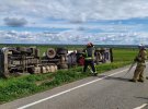 Стався витік палива з паливного бака вантажівки