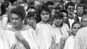 Перші студенти Києво-Могилянської академії, 24 серпня 1992 року.