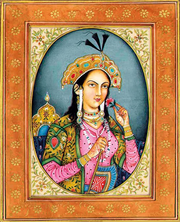 Портрет Мумтаз-Махал - дружини правителя Імперії Великих Моголів Шах Джахана, написав невідомий художник. Створювати зображення людей забороняв іслам, але автор порушив це. Вважають, що такий крок доводить захоплення красою жінки. Обожнював її і падишах, тому побудував пишний мавзолей - Тадж Махал