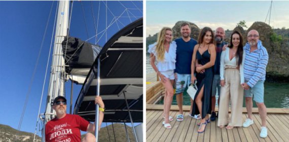 Віцепрем'єр Олексій Резніков з дружиною, телеведучою Юлією Зорій мандрують Егейським морем