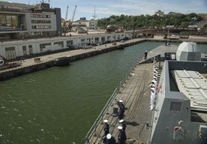 В Одессу зашли военные корабли
