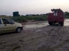 На берегу Азовского моря спасали водителей