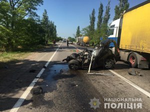 В результате аварии погибло по меньшей мере 2 человека. Фото: Нацполиция