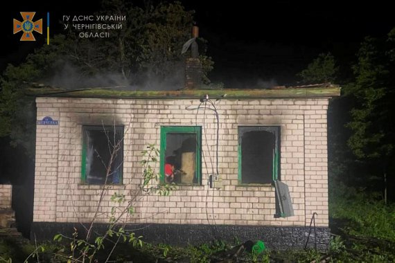 На Черниговщине во время пожара в доме погибли молодые супруги. Двое детей остались сиротами