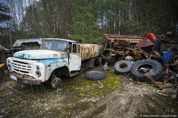 Техніка, якою ліквідовували наслідки аварії на Чорнобильській АЕС