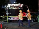 В Лос-Анджелесе взорвлся полицейский грузовик.