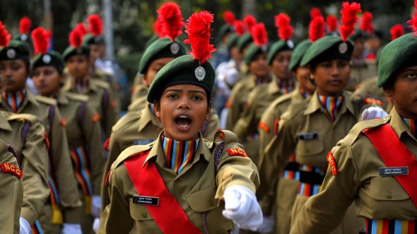 Вооруженные силы Индии используют девять типов формы