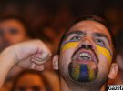 Фанаты не стеснялись показывать эмоции во время игры Украина-Англия