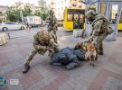 СБУ провела антитеррористические тренировки в центре Киева. Фото: t.me/SBUkr