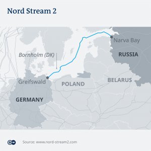 Подводный трубопровод будет транспортировать природный газ из России в Германию через Балтийское море / DW