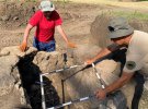 Археологи в Донецькій області виявили два поховання зрубної культури. Фото: Суспільне
