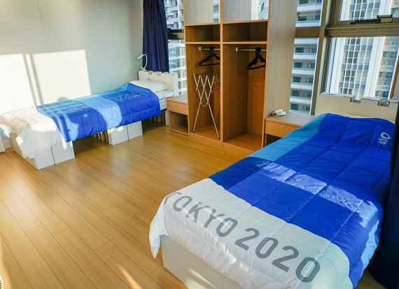 Олимпийским спортсменам создали кровати, на которых нельзя заниматься сексом