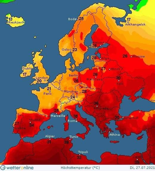 В Україну повертається спека