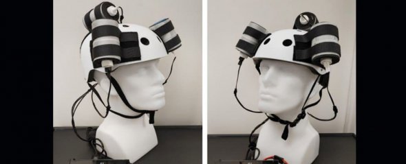 Прототип магнітного шолома, який допомагає без інвазивного втручання