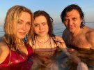 Актриса с мужем Виталием Борисюком и их дочерью Анной