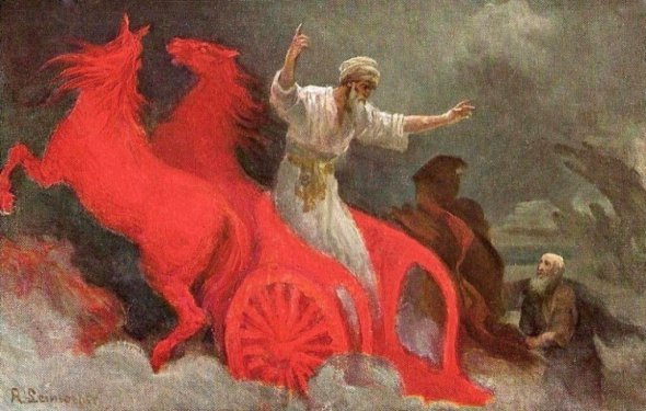 Пророка Илию забрали живым на небо