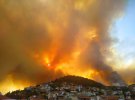 У Греції тривають пожежі — вогонь загрожує історичній Олімпії. Людей евакуюють. Фото: twitter.com/LAPI_epfl