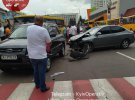 Под Киевом Hyundai сбил велосипедиста, пешехода и въехал в KIA, в котором находилась женщина с ребенком