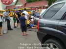 Под Киевом Hyundai сбил велосипедиста, пешехода и въехал в KIA, в котором находилась женщина с ребенком