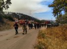 Українські рятувальники допомагають гасити лісові пожежі у Греції