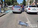 В Одессе на Фонтанской дороге произошла авария с участием четырех легковых автомобилей. Пострадали четыре человека