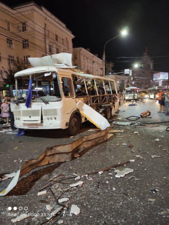 В Росії вибухнув автобус